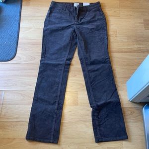 John Bays Straight Leg corduroys size 10  color is a chocolate chip